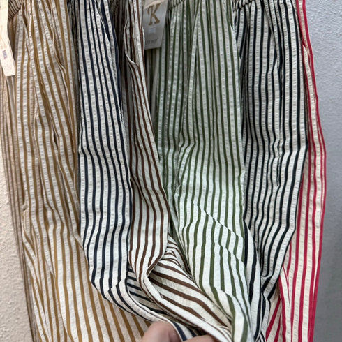 Summer Casual Stripe Loose Trousers